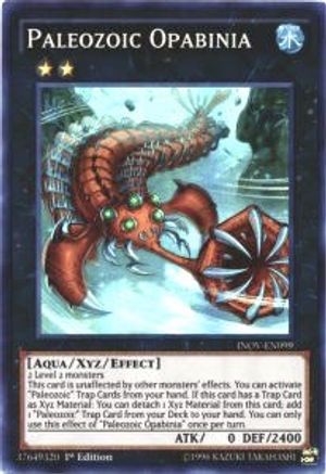 Paleozoic Opabinia (INOV-EN099) - Invasion: Vengeance 1st Edition - Premium Yugioh Single from Konami - Just $0.12! Shop now at Game Crave Tournament Store