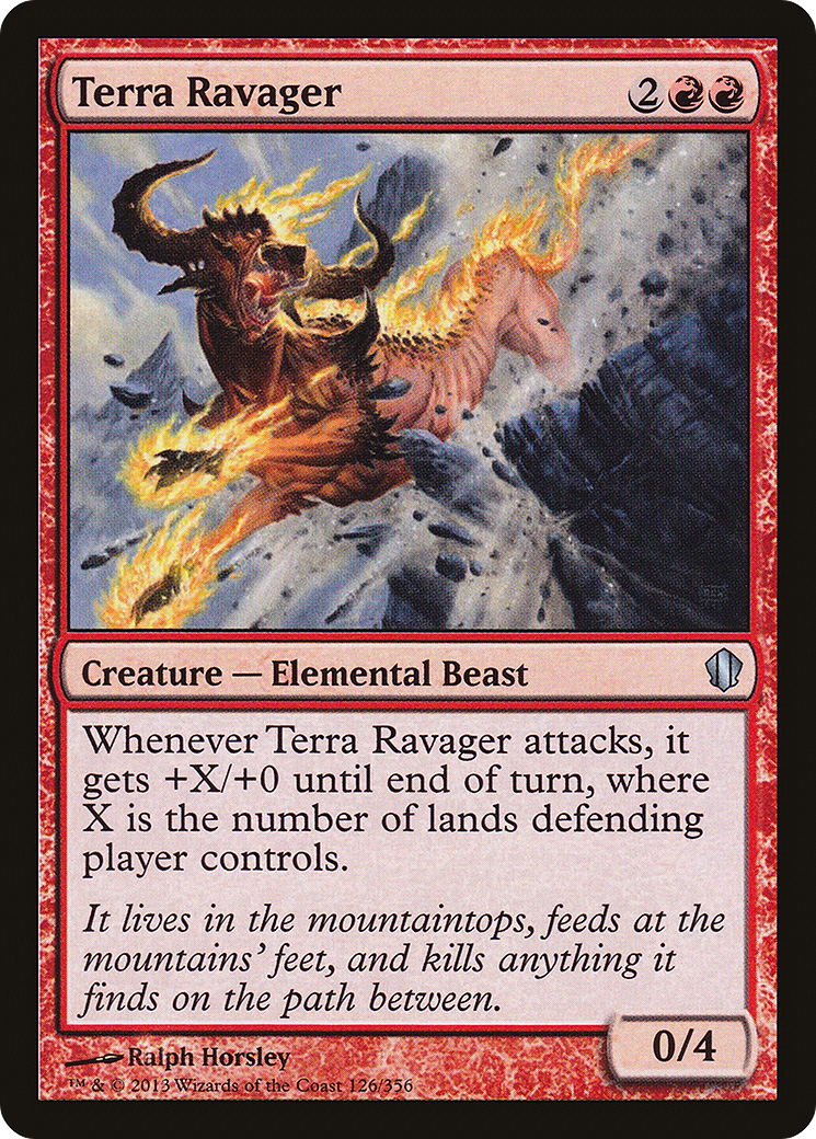 Terra Ravager (C13-126) - Commander 2013 - Premium MTG Single from Wizards of the Coast - Just $0.08! Shop now at Game Crave Tournament Store
