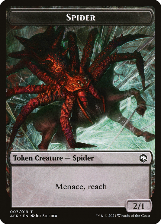Spider (TAFR-007) - Adventures in the Forgotten Realms Tokens - Premium MTG Single from Wizards of the Coast - Just $0! Shop now at Game Crave Tournament Store