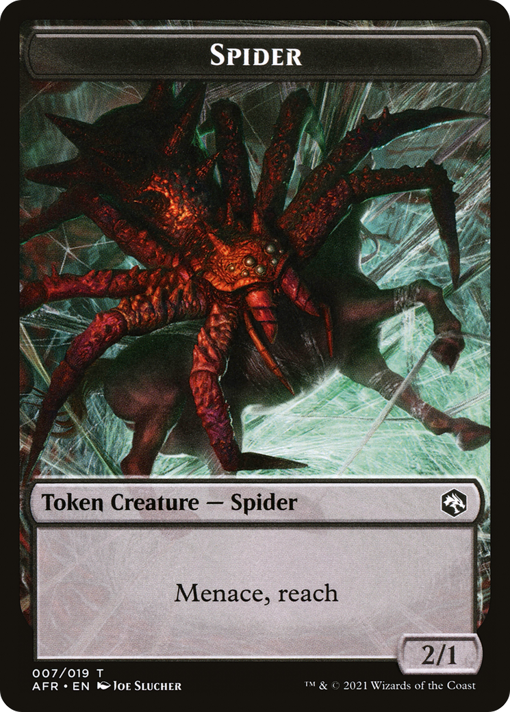 Spider (TAFR-007) - Adventures in the Forgotten Realms Tokens Foil - Premium MTG Single from Wizards of the Coast - Just $0! Shop now at Game Crave Tournament Store
