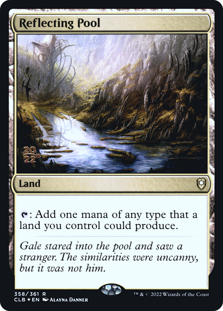Reflecting Pool (PCLB-358S) - Battle for Baldur's Gate Promos Foil - Premium MTG Single from Wizards of the Coast - Just $5.62! Shop now at Game Crave Tournament Store