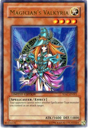 Magician's Valkyria (SDSC-ENSE1) - Structure Deck: Spellcaster's Command Limited - Premium Yugioh Single from Konami - Just $31.96! Shop now at Game Crave Tournament Store