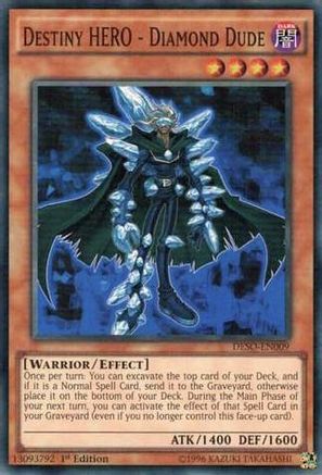 Destiny HERO - Diamond Dude (DESO-EN009) - Destiny Soldiers 1st Edition - Premium Yugioh Single from Konami - Just $0.26! Shop now at Game Crave Tournament Store