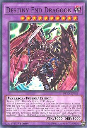 Destiny End Dragoon (DESO-EN013) - Destiny Soldiers 1st Edition - Premium Yugioh Single from Konami - Just $0.25! Shop now at Game Crave Tournament Store