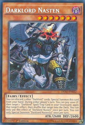 Darklord Nasten (DESO-EN032) - Destiny Soldiers 1st Edition - Premium Yugioh Single from Konami - Just $1.77! Shop now at Game Crave Tournament Store
