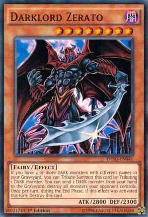 Darklord Zerato (DESO-EN041) - Destiny Soldiers 1st Edition - Premium Yugioh Single from Konami - Just $0.38! Shop now at Game Crave Tournament Store