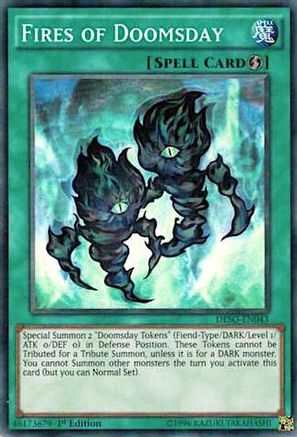 Fires of Doomsday (DESO-EN043) - Destiny Soldiers 1st Edition - Premium Yugioh Single from Konami - Just $0.30! Shop now at Game Crave Tournament Store