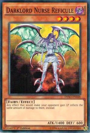 Darklord Nurse Reficule (DESO-EN048) - Destiny Soldiers 1st Edition - Premium Yugioh Single from Konami - Just $0.82! Shop now at Game Crave Tournament Store