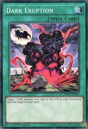 Dark Eruption (DESO-EN054) - Destiny Soldiers 1st Edition - Premium Yugioh Single from Konami - Just $0.08! Shop now at Game Crave Tournament Store