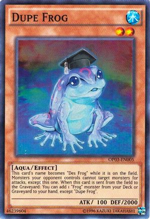 Dupe Frog (OP03-EN005) - OTS Tournament Pack 3 Unlimited - Premium Yugioh Single from Konami - Just $21.18! Shop now at Game Crave Tournament Store
