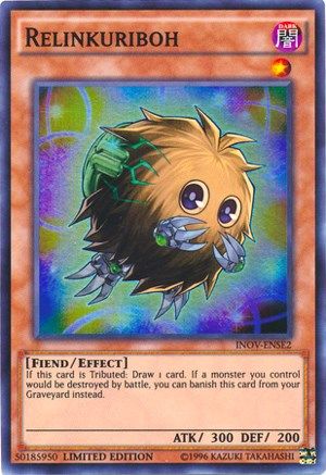 Relinkuriboh (INOV-ENSE2) - Invasion: Vengeance Limited - Premium Yugioh Single from Konami - Just $0.27! Shop now at Game Crave Tournament Store