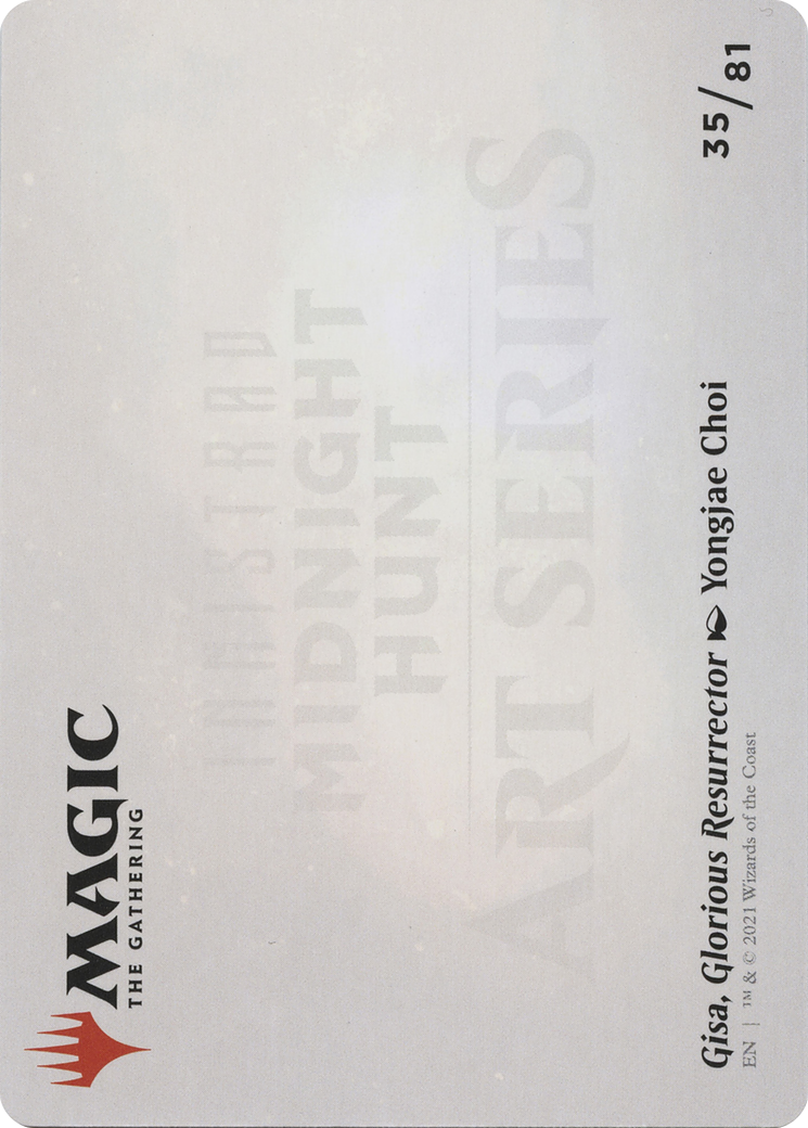 Gisa, Glorious Resurrector // Gisa, Glorious Resurrector (AMID-035) - Midnight Hunt Art Series (Borderless) - Premium MTG Single from Wizards of the Coast - Just $0! Shop now at Game Crave Tournament Store