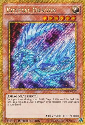 Krystal Dragon (MVP1-ENGV2) - The Dark Side of Dimensions Movie Pack: Gold Edition Limited - Premium Yugioh Single from Konami - Just $0.32! Shop now at Game Crave Tournament Store