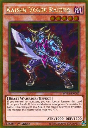 Kaiser Vorse Raider (MVP1-ENG02) - The Dark Side of Dimensions Movie Pack: Gold Edition Unlimited - Premium Yugioh Single from Konami - Just $0.25! Shop now at Game Crave Tournament Store