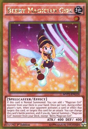 Berry Magician Girl (MVP1-ENG14) - The Dark Side of Dimensions Movie Pack: Gold Edition 1st Edition - Premium Yugioh Single from Konami - Just $1.94! Shop now at Game Crave Tournament Store