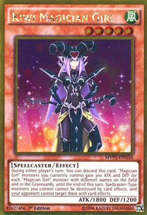 Kiwi Magician Girl (MVP1-ENG16) - The Dark Side of Dimensions Movie Pack: Gold Edition Unlimited - Premium Yugioh Single from Konami - Just $0.77! Shop now at Game Crave Tournament Store