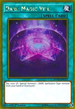 Dark Magic Veil (MVP1-ENG19) - The Dark Side of Dimensions Movie Pack: Gold Edition Unlimited - Premium Yugioh Single from Konami - Just $0.53! Shop now at Game Crave Tournament Store