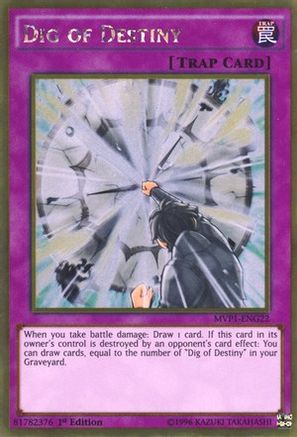 Dig of Destiny (MVP1-ENG22) - The Dark Side of Dimensions Movie Pack: Gold Edition Unlimited - Premium Yugioh Single from Konami - Just $0.25! Shop now at Game Crave Tournament Store