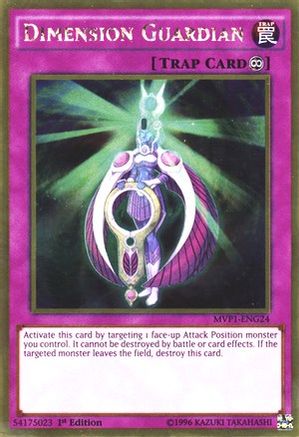 Dimension Guardian (MVP1-ENG24) - The Dark Side of Dimensions Movie Pack: Gold Edition Unlimited - Premium Yugioh Single from Konami - Just $0.26! Shop now at Game Crave Tournament Store