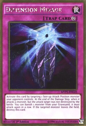 Dimension Mirage (MVP1-ENG25) - The Dark Side of Dimensions Movie Pack: Gold Edition Unlimited - Premium Yugioh Single from Konami - Just $0.08! Shop now at Game Crave Tournament Store