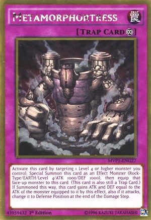 Metamorphortress (MVP1-ENG27) - The Dark Side of Dimensions Movie Pack: Gold Edition 1st Edition - Premium Yugioh Single from Konami - Just $0.25! Shop now at Game Crave Tournament Store