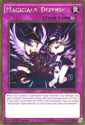 Magicians' Defense (MVP1-ENG28) - The Dark Side of Dimensions Movie Pack: Gold Edition 1st Edition - Premium Yugioh Single from Konami - Just $0.68! Shop now at Game Crave Tournament Store