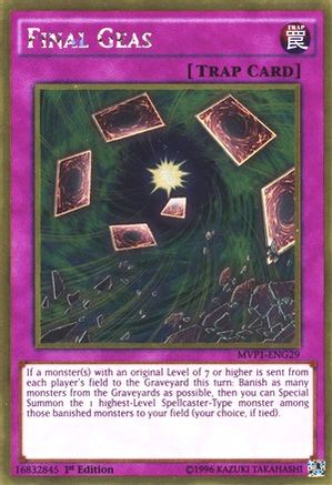 Final Geas (MVP1-ENG29) - The Dark Side of Dimensions Movie Pack: Gold Edition Unlimited - Premium Yugioh Single from Konami - Just $0.25! Shop now at Game Crave Tournament Store