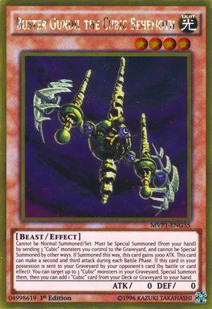 Buster Gundil the Cubic Behemoth (MVP1-ENG35) - The Dark Side of Dimensions Movie Pack: Gold Edition 1st Edition - Premium Yugioh Single from Konami - Just $0.26! Shop now at Game Crave Tournament Store