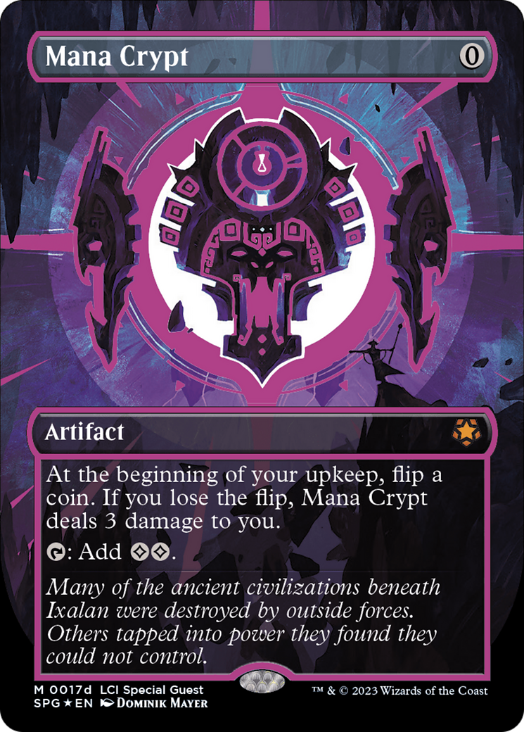 Mana Crypt (SPG-17D) - Special Guests (Borderless) Foil - Premium MTG Single from Wizards of the Coast - Just $432.76! Shop now at Game Crave Tournament Store