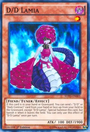 D/D Lamia (SDPD-EN005) - Structure Deck: Pendulum Domination 1st Edition - Premium Yugioh Single from Konami - Just $0.25! Shop now at Game Crave Tournament Store