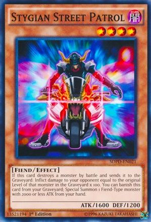 Stygian Street Patrol (SDPD-EN021) - Structure Deck: Pendulum Domination 1st Edition - Premium Yugioh Single from Konami - Just $0.08! Shop now at Game Crave Tournament Store