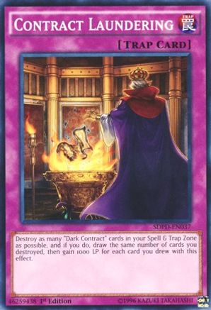 Contract Laundering (SDPD-EN037) - Structure Deck: Pendulum Domination 1st Edition - Premium Yugioh Single from Konami - Just $0.25! Shop now at Game Crave Tournament Store