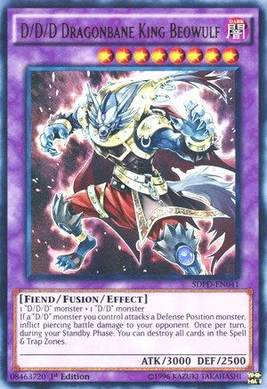 D/D/D Dragonbane King Beowulf (SDPD-EN041) - Structure Deck: Pendulum Domination 1st Edition - Premium Yugioh Single from Konami - Just $0.25! Shop now at Game Crave Tournament Store