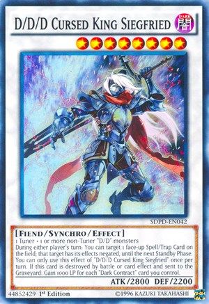 D/D/D Cursed King Siegfried (SDPD-EN042) - Structure Deck: Pendulum Domination 1st Edition - Premium Yugioh Single from Konami - Just $0.44! Shop now at Game Crave Tournament Store