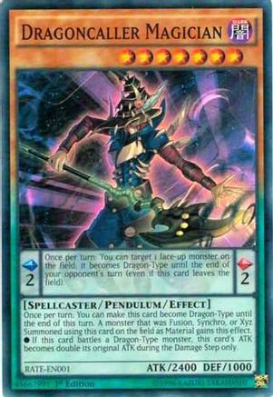 Dragoncaller Magician (RATE-EN001) - Raging Tempest 1st Edition - Premium Yugioh Single from Konami - Just $0.25! Shop now at Game Crave Tournament Store