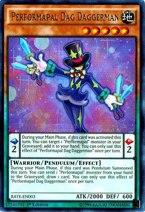 Performapal Dag Daggerman (RATE-EN003) - Raging Tempest Unlimited - Premium Yugioh Single from Konami - Just $0.25! Shop now at Game Crave Tournament Store