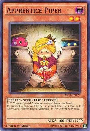 Apprentice Piper (RATE-EN029) - Raging Tempest 1st Edition - Premium Yugioh Single from Konami - Just $0.26! Shop now at Game Crave Tournament Store