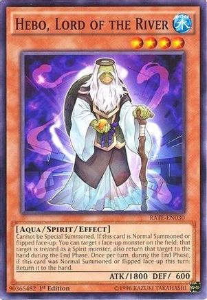 Hebo, Lord of the River (RATE-EN030) - Raging Tempest 1st Edition - Premium Yugioh Single from Konami - Just $0.25! Shop now at Game Crave Tournament Store