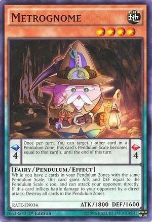 Metrognome (RATE-EN034) - Raging Tempest Unlimited - Premium Yugioh Single from Konami - Just $0.08! Shop now at Game Crave Tournament Store