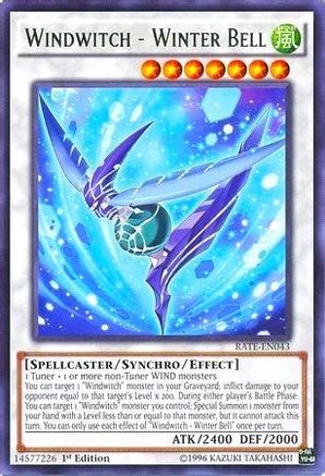 Windwitch - Winter Bell (RATE-EN043) - Raging Tempest Unlimited - Premium Yugioh Single from Konami - Just $0.34! Shop now at Game Crave Tournament Store