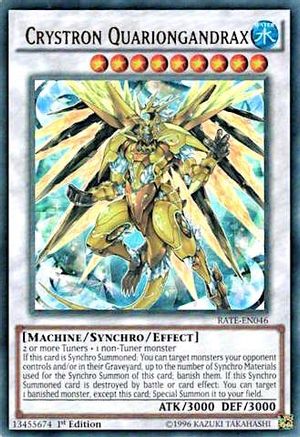 Crystron Quariongandrax (RATE-EN046) - Raging Tempest Unlimited - Premium Yugioh Single from Konami - Just $10.36! Shop now at Game Crave Tournament Store