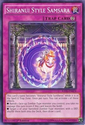 Shiranui Style Samsara (RATE-EN074) - Raging Tempest 1st Edition - Premium Yugioh Single from Konami - Just $0.26! Shop now at Game Crave Tournament Store
