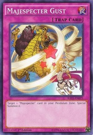 Majespecter Gust (RATE-EN075) - Raging Tempest Unlimited - Premium Yugioh Single from Konami - Just $0.25! Shop now at Game Crave Tournament Store