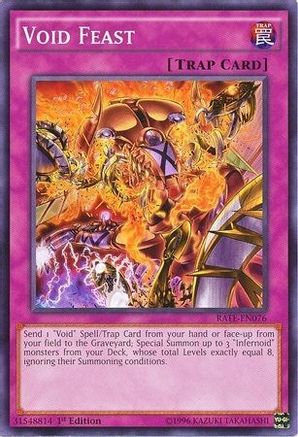 Void Feast (RATE-EN076) - Raging Tempest Unlimited - Premium Yugioh Single from Konami - Just $0.25! Shop now at Game Crave Tournament Store