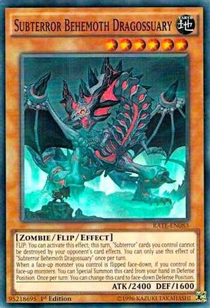 Subterror Behemoth Dragossuary (RATE-EN083) - Raging Tempest 1st Edition - Premium Yugioh Single from Konami - Just $0.25! Shop now at Game Crave Tournament Store