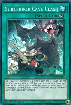 Subterror Cave Clash (RATE-EN085) - Raging Tempest 1st Edition - Premium Yugioh Single from Konami - Just $0.29! Shop now at Game Crave Tournament Store