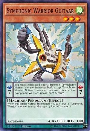 Symphonic Warrior Guitaar (RATE-EN090) - Raging Tempest Unlimited - Premium Yugioh Single from Konami - Just $0.26! Shop now at Game Crave Tournament Store