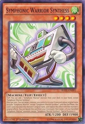 Symphonic Warrior Synthess (RATE-EN091) - Raging Tempest 1st Edition - Premium Yugioh Single from Konami - Just $0.25! Shop now at Game Crave Tournament Store