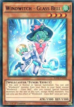 Windwitch - Glass Bell (RATE-EN098) - Raging Tempest 1st Edition - Premium Yugioh Single from Konami - Just $2.04! Shop now at Game Crave Tournament Store