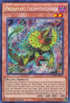 Predaplant Chlamydosundew (FUEN-EN005) - Fusion Enforcers 1st Edition - Premium Yugioh Single from Konami - Just $1.10! Shop now at Game Crave Tournament Store